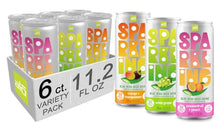 Load image into Gallery viewer, ALO Sparkling Aloe Vera Juice Drink | 11.2 fl oz, Pack of 6 | 3-Flavor Variety Pack | Passion Fruit & Peach, White Grape, Mango & Mangosteen