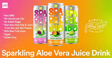 Load image into Gallery viewer, ALO Sparkling Aloe Vera Juice Drink | 11.2 fl oz, Pack of 6 | 3-Flavor Variety Pack | Passion Fruit & Peach, White Grape, Mango & Mangosteen