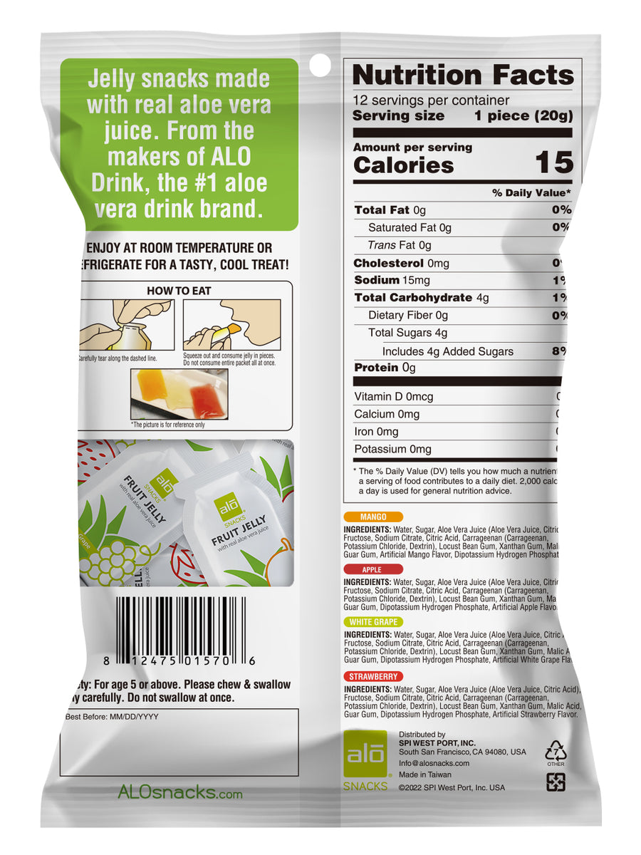 ALO Assorted Fruit Jelly 240g/3 bags – The ALO Store