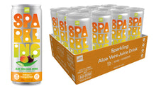 Load image into Gallery viewer, ALO Sparkling Mango & Mangosteen Carbonated Aloe Vera Juice Drink | 330ml Pack of 12