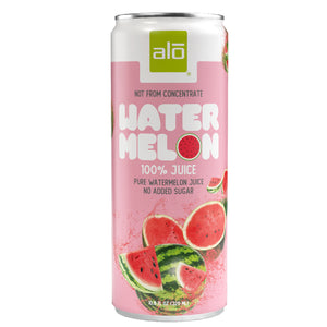 Watermelon Juice/100% Juice/12 pack of 10.8 FL OZ slim cans – The ALO Store