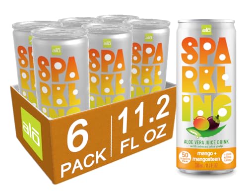 ALO Sparkling Mango & Mangosteen Carbonated Aloe Vera Juice Drink