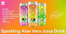 Load image into Gallery viewer, ALO Sparkling Aloe Vera Juice Drink | 11.2 fl oz, Pack of 6 | 3-Flavor Variety Pack | Passion Fruit &amp; Peach, White Grape, Mango &amp; Mangosteen