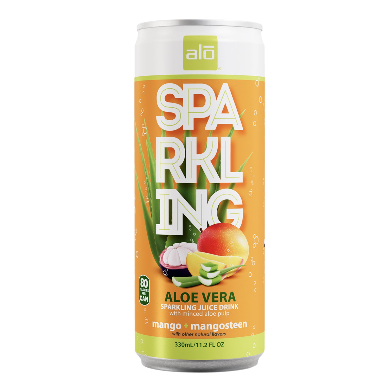 ALO Sparkling Mango & Mangosteen Carbonated Aloe Vera Juice Drink
