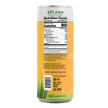Load image into Gallery viewer, ALO Sparkling Mango &amp; Mangosteen Carbonated Aloe Vera Juice Drink | 11.2 fl oz, Pack of 6