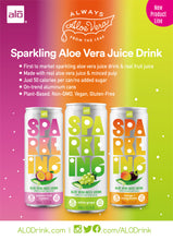 Load image into Gallery viewer, ALO Sparkling 3-Flavor Variety Pack, 12 pack of 330ml cans - 4 of each flavor